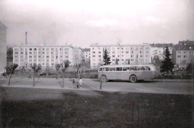 Zastávka Křižovatka v roce 1963_