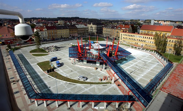 Pohled na Terminál shora