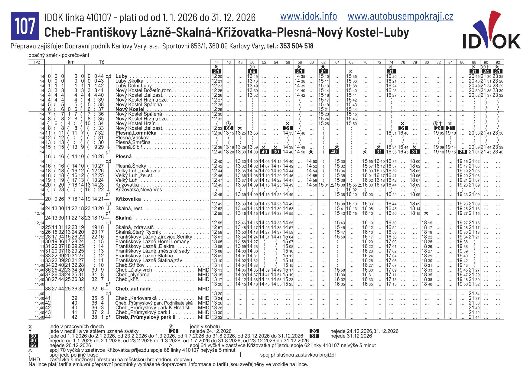 107 - Luby - Skalna - Cheb