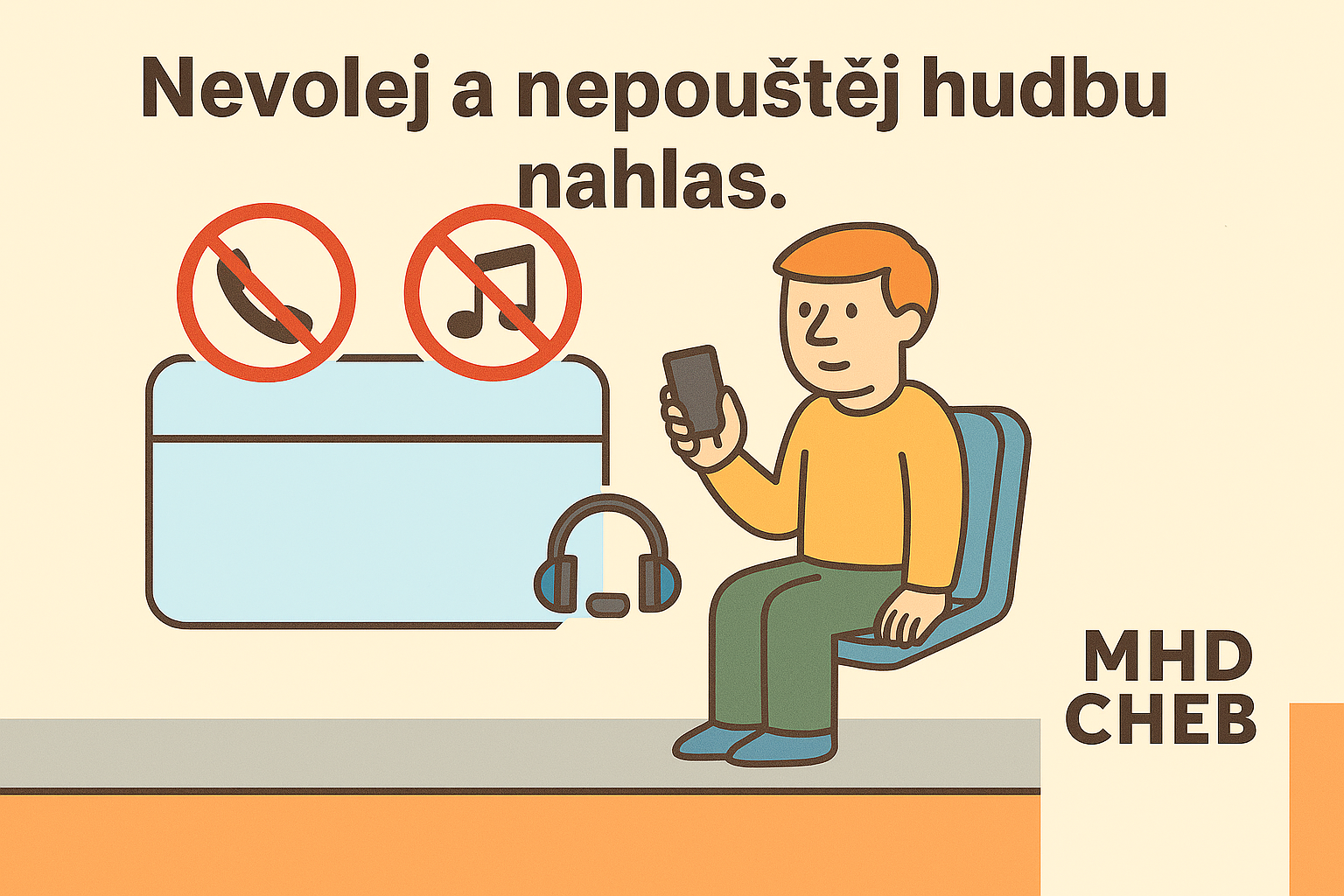 MHD CHEB - Nevole a nepouštěj hudbu nahlas